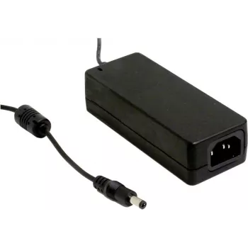 MEAN WELL GSM60A12-P1J Fuente de alimentación de sobremesa médica 54W 12V 4,5A con conector DC P1J