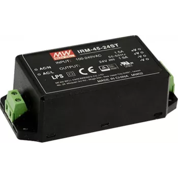 MEAN WELL IRM-45-12ST 45 W 12 VDC fuente de alimentación AC/DC encapsulada para montaje en PCB