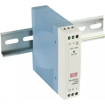 MEAN WELL MDR-10-12 Fuente de alimentación para carril DIN 12V DC 0,84A 10W