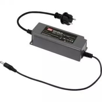 Fuente de alimentación encapsulada IP67 MEAN WELL OWA-60E-12 60W 12V 5A con enchufe de CA y cable DC
