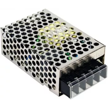 MEAN WELL RS-25-12 25,2W 12V 2,1A fuente de alimentación conmutada cerrada, entrada 85-264VAC, carcasa metálica