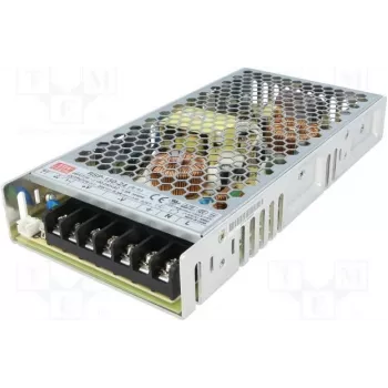 MEAN WELL RSP-150-24 Fuente de alimentación cerrada 150W 24V 6,25A con PFC activo y perfil bajo 1U