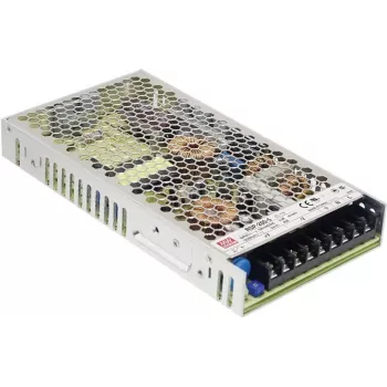 MEAN WELL RSP-200-48 201.6W 48V 1U Low Profile Enclosed Power Supply with Active PFC and Fan Cooling