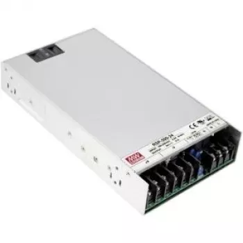 MEAN WELL RSP-500-5 fuente de alimentación con carcasa 1U, 5 V, 90 A, plata