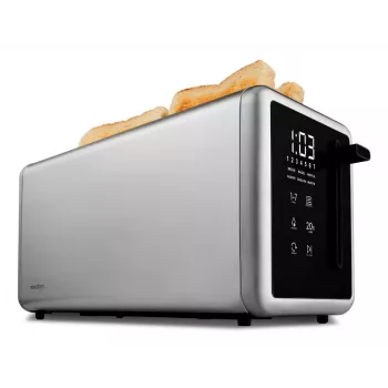 Medion Life MD12103 Tostadora plata 1450W 2 ranuras largas 7 niveles de tostado