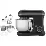 MEDION LIFE MD18420g Robot de cocina digital Motor 500W, calefacción 1000W, bol 2,2L, 10 velocidades + turbo, pantalla LCD, Acero inoxidable, Negro