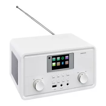 Radio por internet MEDION MD 88069 con DAB+, FM, Bluetooth y WLAN, blanca