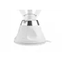 Medisana CM 850 Espejo de maquillaje LED con aumento 5x, LED luz de día, sensor táctil, giro 360°, plateado
