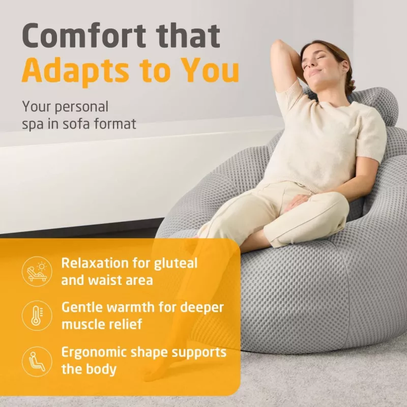 Medisana RS100 sofá bubble con masaje, gris