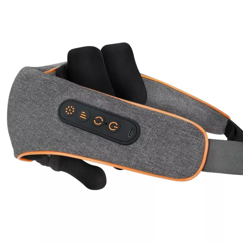 Medivon Collar Simple 2 Masajeador de cuello y hombros Shiatsu con calor, negro