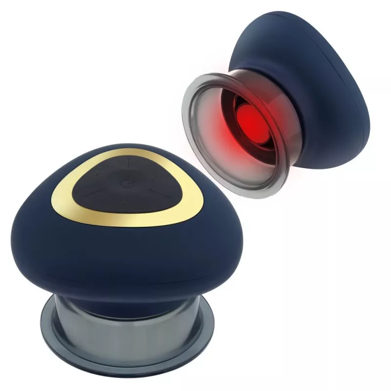 MEDIVON Cupping Massager Cushy 2 - Masajeador eléctrico de ventosas con terapia de luz roja y calor