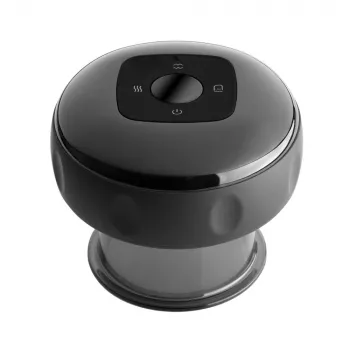 Medivon Cupping Massager Cushy - Masajeador eléctrico de ventosas con calefacción, terapia de luz roja y vibración