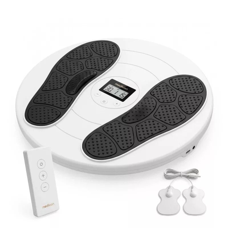 Medivon Flux TENS + EMS White - Estimulador muscular digital de 2 canales