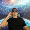 Medivon Horizon Pro 2 masajeador de ojos con presión de aire, vibración, calor, Bluetooth, 5 modos, 1450 mAh, USB-C, azul marino
