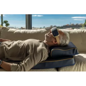 Medivon Horizon Pro 2 Masajeador de ojos con presión de aire, vibración, calor, Bluetooth, USB-C, 1600 mAh