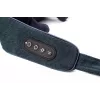 Medivon Hyperion Collar Shiatsu Masajeador de cuello y hombros con calor, 8 cabezales de masaje, 3 niveles de intensidad, negro/gris