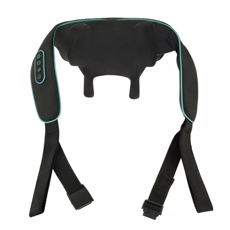 Medivon Volt Masajeador de cuello - Masajeador de cuello y hombros Shiatsu con calor, 8 nodos, 3 intensidades