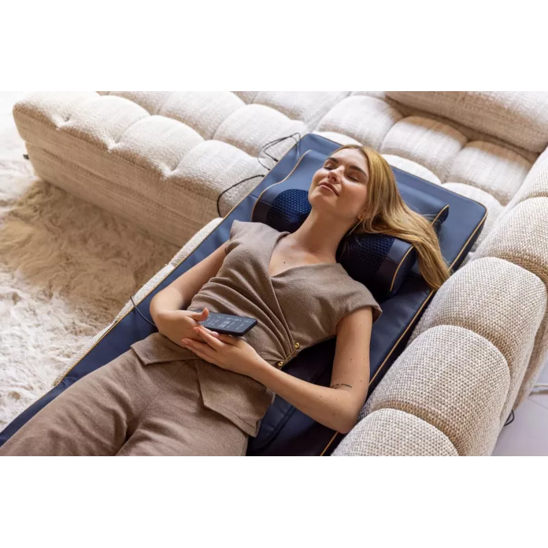 MEDIVON Yoga PRO Esterilla de masaje con 10 motores, función de calor y 9 programas