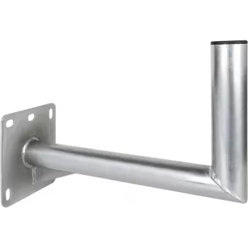 Megasat WB 40 soporte de pared para antenas parabólicas, aluminio/acero, brazo de 40 cm, plata 110149