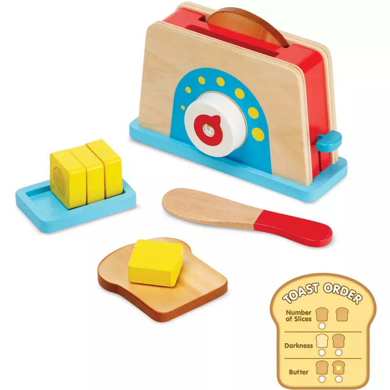 Melissa & Doug set de juego de tostadora