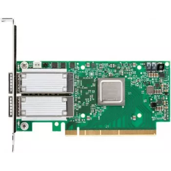 Mellanox NVIDIA ConnectX-5 EN MCX516A-CDAT Adaptador de red - 100GbE doble puerto QSFP28 PCIe 4.0 x16 soporte de perfil completo negro