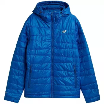 Chaqueta ligera con capucha hombre azul cobalto H4Z21 KUMP005 36S