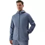 Chaqueta softshell hombre 4F M283 Denim - impermeable y cortavientos con capucha, talla L