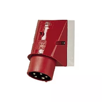 MENNEKES 354 Base de conector de aparato de pared, 32 A, 5 polos, 400 V, 6h, IP44