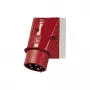 MENNEKES 354 Base de conector de aparato de pared, 32 A, 5 polos, 400 V, 6h, IP44