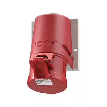 MENNEKES Toma de pared CEE 16 A 5 polos 6h 400 V IP44 TwinCONTACT