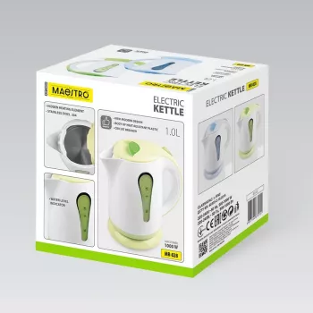 MEO Hervidor de agua 1L 1000W MR-028-GREEN MAESTRO