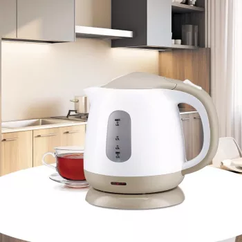 MEO Hervidor eléctrico de agua 1L 1100W MR-012-BEIGE MAESTRO