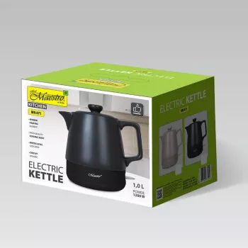 Hervidor de agua MEO 1L MR-071-BLACK MAESTRO