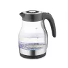 MEO Hervidor de agua de vidrio 2200W 1,7L negro MR-061-BLACK MAESTRO