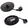 MEO Hervidor de agua de vidrio 2200W 1,7L negro MR-061-BLACK MAESTRO