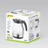 MEO Hervidor de agua de vidrio 2200W 1,7L negro MR-061-BLACK MAESTRO