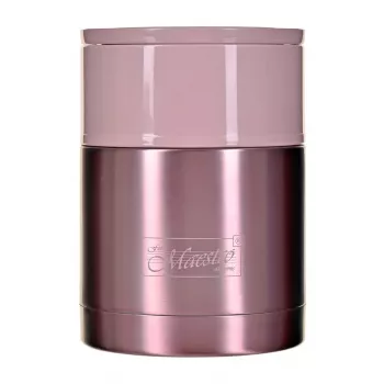 MEO MAESTRO MR-1636-60 600 ml fiambrera de acero inoxidable con aislamiento al vacío de doble pared con 2 recipientes y cuchara plegable