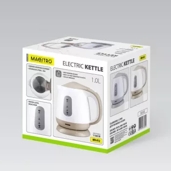 MEO MR-012-GREY MAESTRO Hervidor de agua 1L 1100W gris