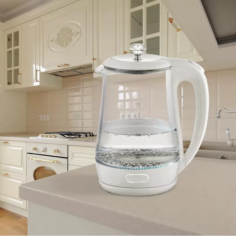 MEO MR-052-WHITE MAESTRO Hervidor de agua 1,7 l 2200 W Blanco