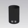 MEO MR-1542-BLACK MAESTRO Set de 8 utensilios de cocina con soporte giratorio de acero inoxidable, cabezas de nailon negras