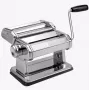 MEO MR-1679 MAESTRO máquina manual para hacer pasta - acero cromado, 9 ajustes de grosor, 3 tipos de pasta, pinza de mesa