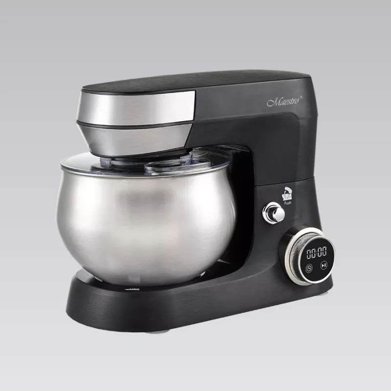 MEO MR-558 MAESTRO batidora planetaria 2000W 5,5L negra/plata