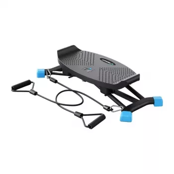 MERACH MR-2416B1 máquina de esquí - resistencia de aire y magnética, 10 niveles, Bluetooth, pantalla LCD, compatible con app, peso máximo de usuario 150 kg