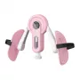 MERACH MR-2522 Entrenador de piernas (blanco y rosa)