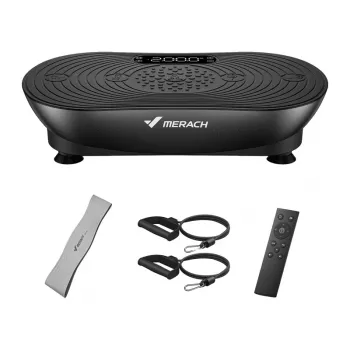 MERACH MR-2533B1-EU plataforma vibratoria (negro)
