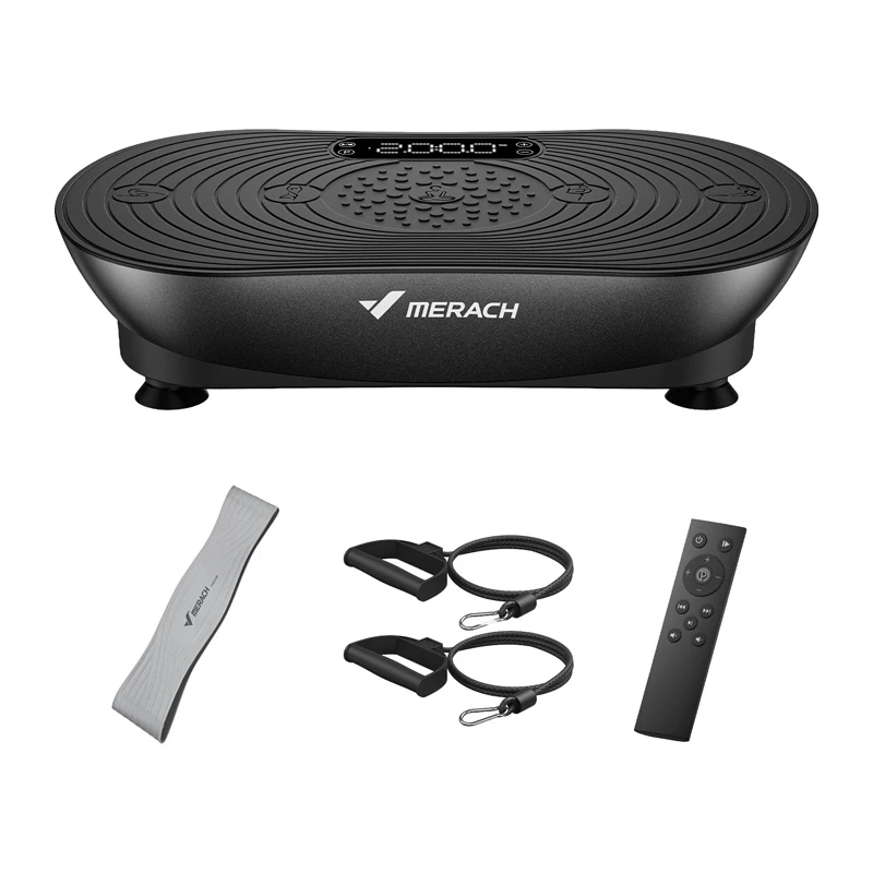MERACH MR-2533B1-EU plataforma vibratoria (negro)