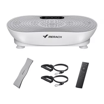 MERACH MR-2533W1-EU plataforma vibratoria (blanco)