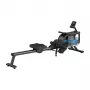 MERACH MR-R10B2 Máquina de remo magnética con Bluetooth, 16 niveles de resistencia, plegable, pantalla LCD, negra