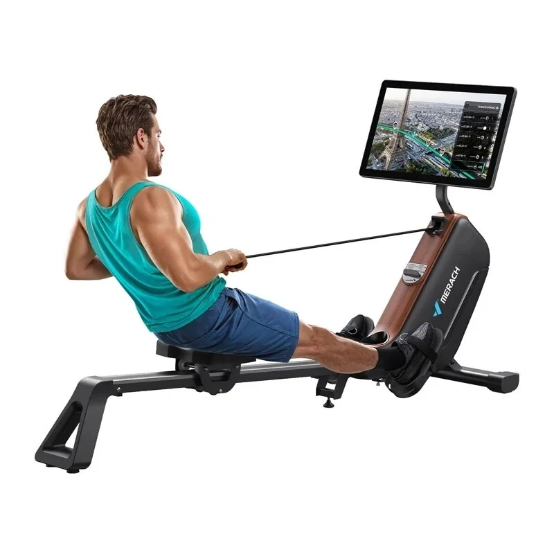 MERACH MR-R15B3-EU máquina de remo magnética - plegable, Bluetooth, 16 niveles de resistencia, peso máximo de usuario 150 kg