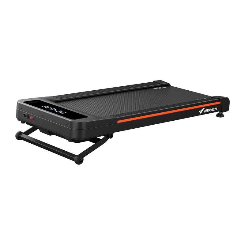 MERACH MR-T25B2 Cinta de correr eléctrica con altavoces Bluetooth, 12 programas, pantalla LED, motor de pico 2,5 HP, 12 km/h, inclinación manual, plegable